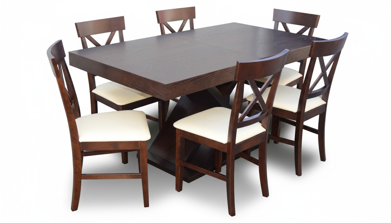 Hotel Konferenzzimmer Tisch XXL Tische Besprechungstisch Büro + 6 Stühle