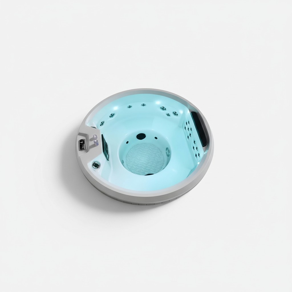 Hydromassagewanne Blubberbad Whirlpool Spa-Bad Whirlwanne 170x170 cm