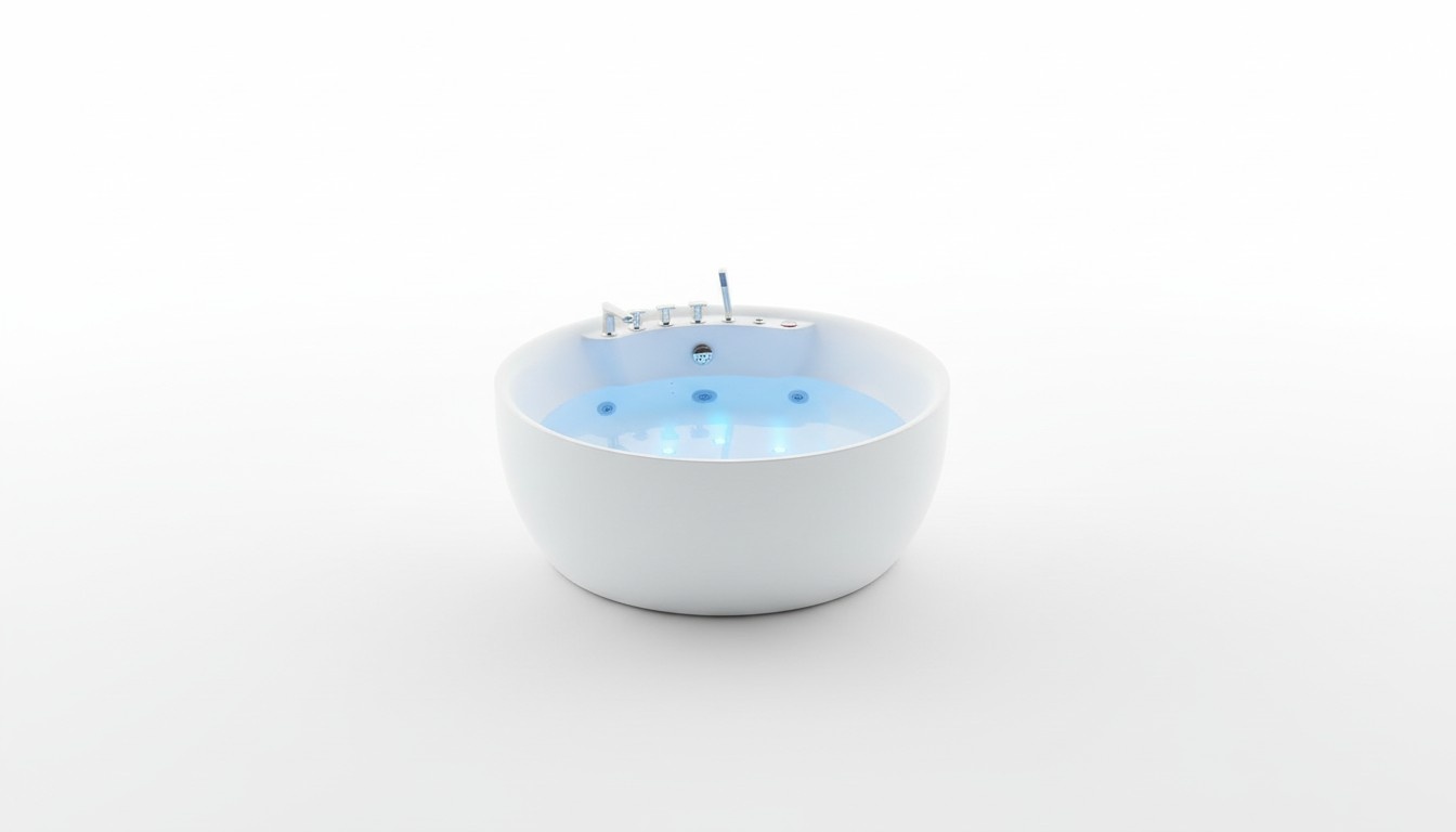 Indoor Whirlpool Badewanne Whirlwanne Wasserstrahlen Spa Wanne Relax