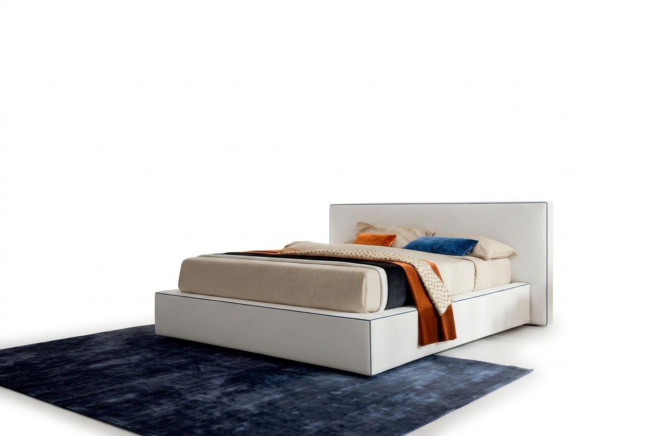 Italienische Designer Bett Schlafzimmer Betten Textil Hotel Luxus Polster Möbel