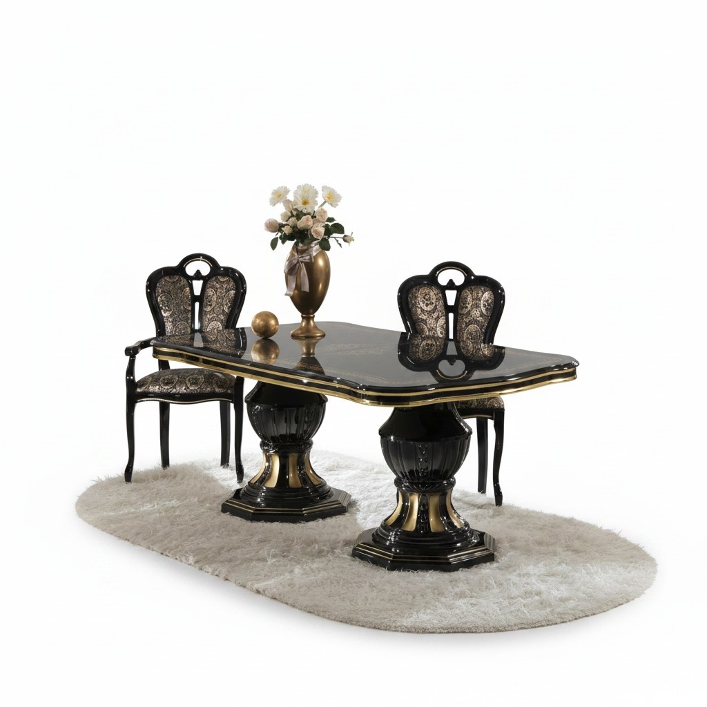 Italienische Designer Möbel Tisch Sessel Ess Zimmer Klassische Möbel Tische