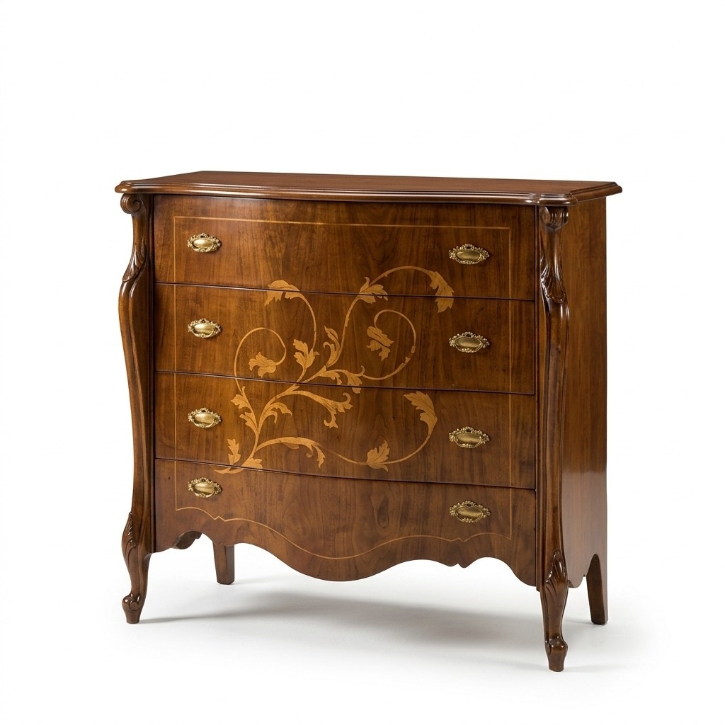 Italienische Möbel Design Kommode Anrichte Braun Luxus Holz Designer Stil