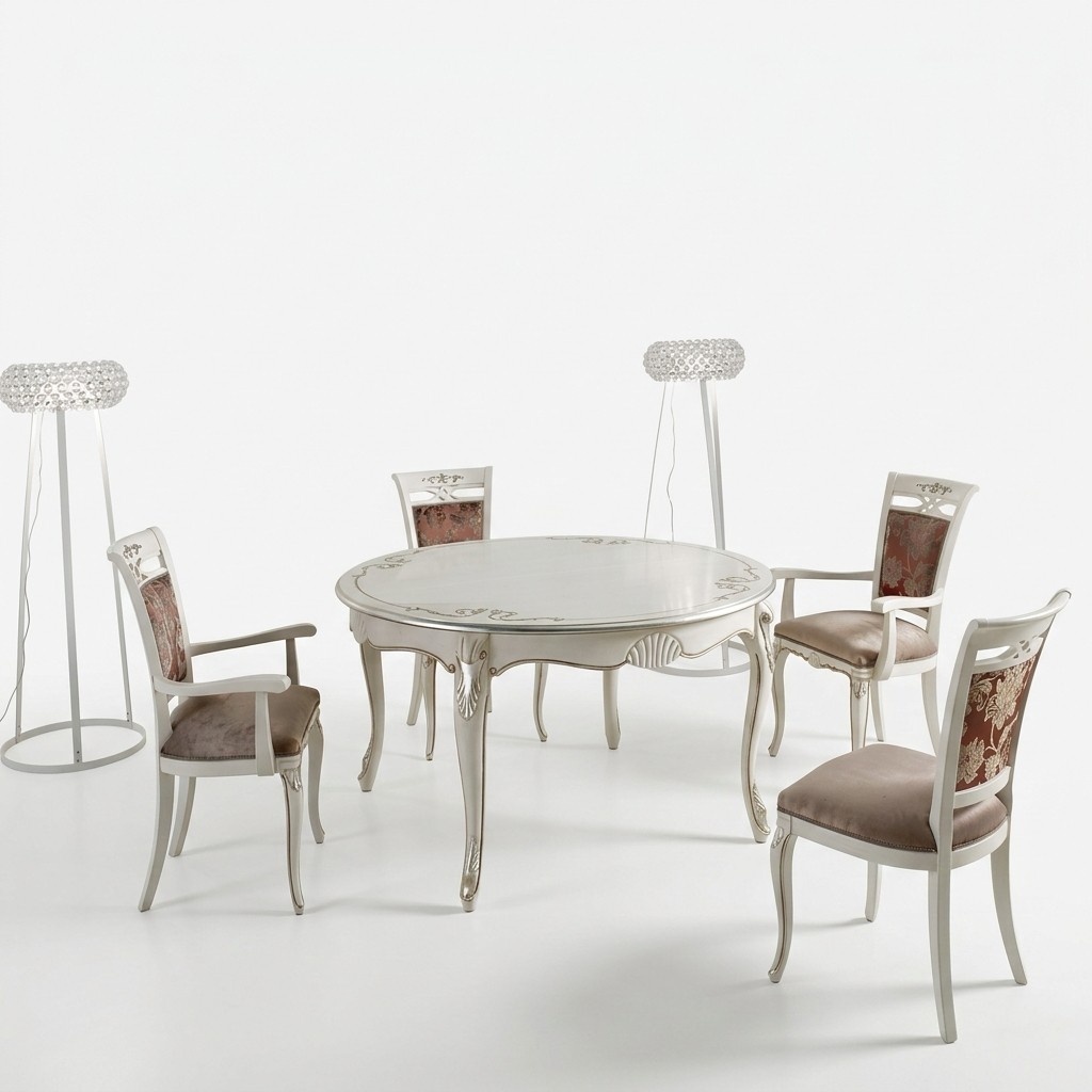 Italienische Möbel Esstisch Holz Luxus Tisch Design Tische Esszimmer 140x79cm