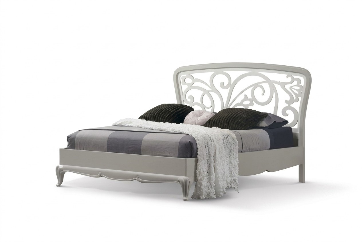 Italienische Schlafzimmer Möbel Bett Luxus Möbel Design Grau Betten Neu
