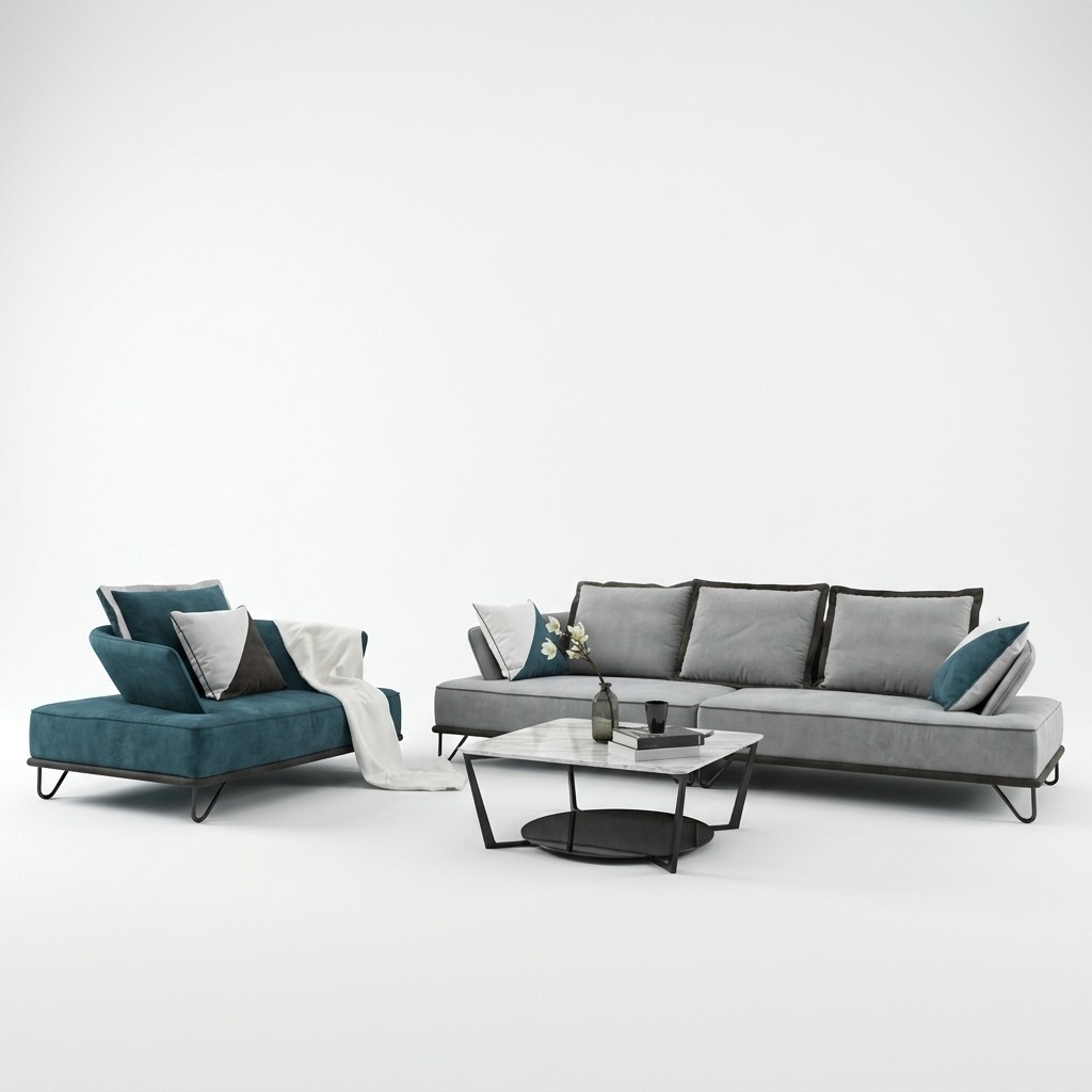 Italy Design Luxus Sofa Sitz Polster XXL Big 3 + 1 Sitzer Garnituren Neu Couch