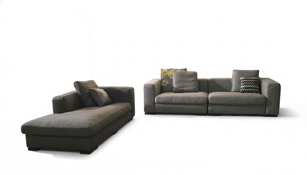 Italy Design Möbel Sofa Couch Polster Set Garnitur 3 + Liege Couchen Sofas
