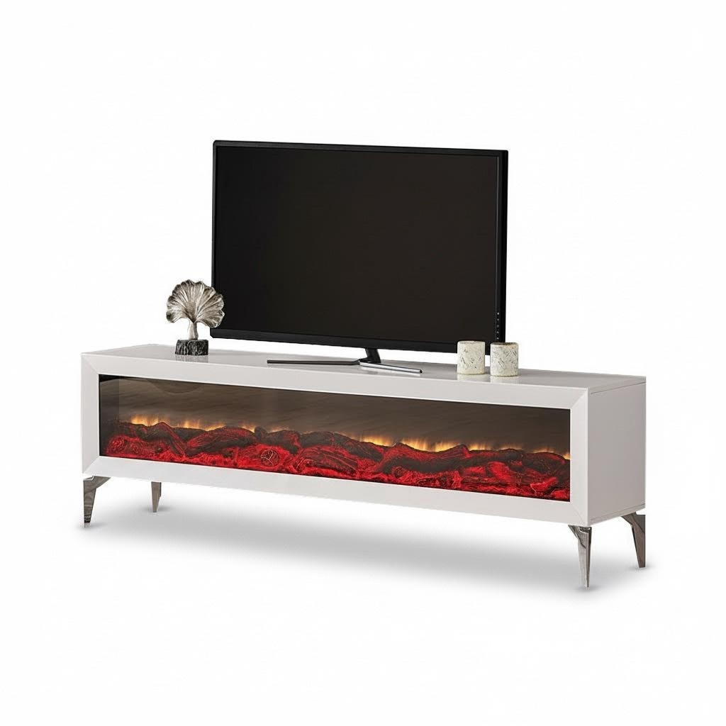 Kamin Elektrokamin Media rtv lowboard tv ständer Fernseher 154x41 Sideboard
