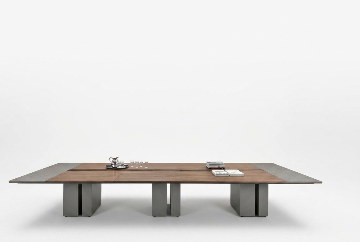 Kanzlei Holz Design Büro Möbel Besprechungs Tische Konferenz Tisch Moderne