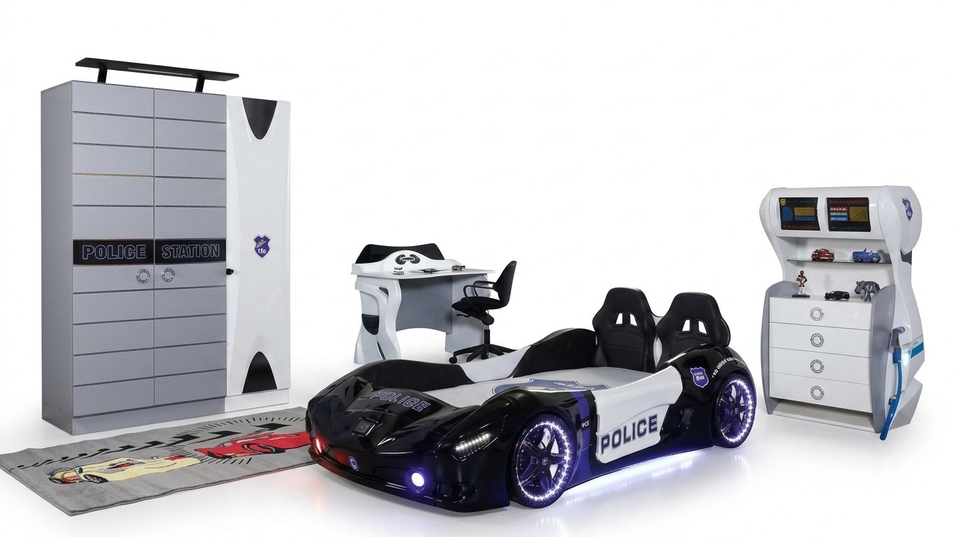 Kinder Bett Rennwagen Schlafzimmer Betten Möbel Betten Matratze Autobett Neu