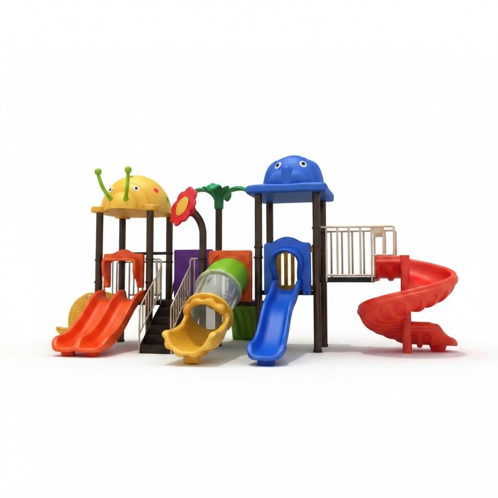 Kinder im Freien Garten Spielturm mit Rutsche Kinderunterhaltung Outdoor