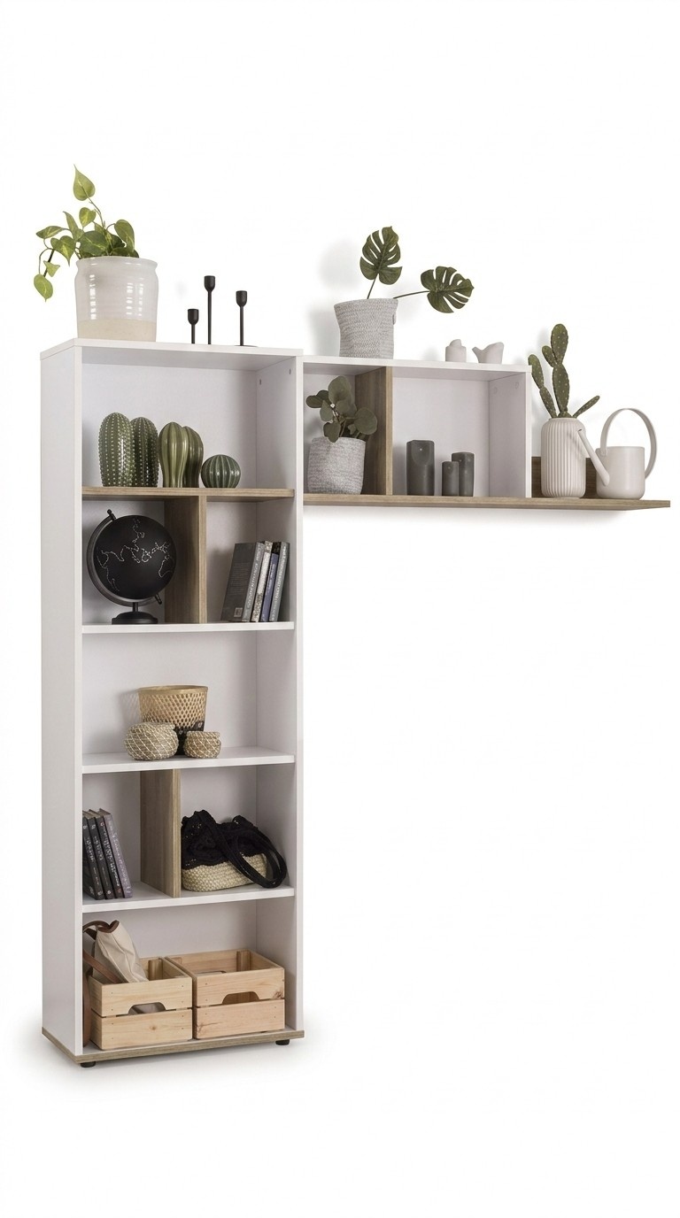 Kinderschreibtisch Schreibtisch Bücherregal Holz Weiß Set 3tlg Design