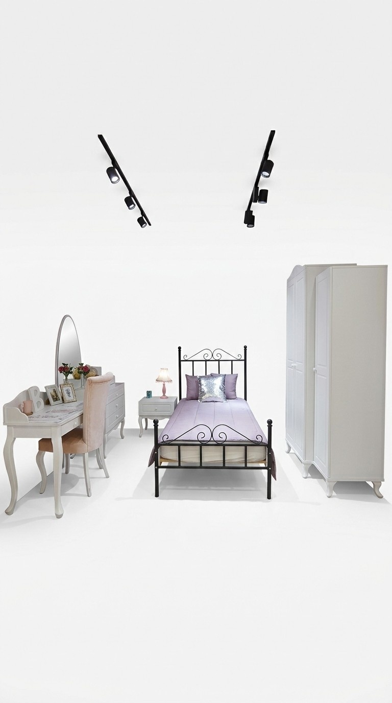 Kinderzimmer Set Komplett Jugendzimmer Kleiderschrank Kommode Schreibtisch Neu