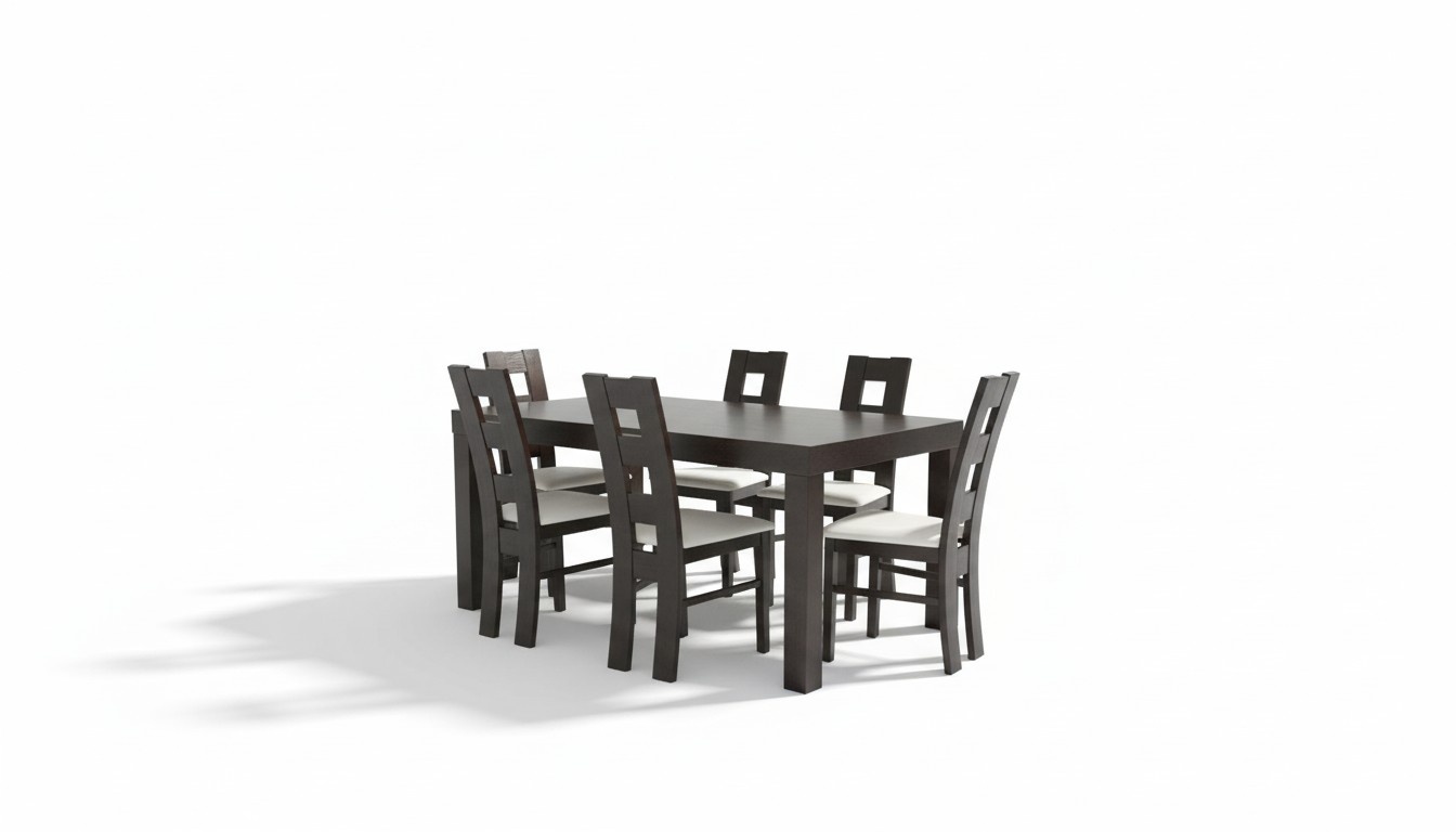 Klassische Esszimmer Möbel Essgarnitur Lehnstuhl Tisch Gruppe 7tlg.Set Klassisch