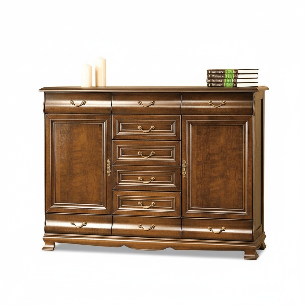 Klassische Kommode Beistellschrank Landhaus Kommodenschrank Kommoden Model N-K6A