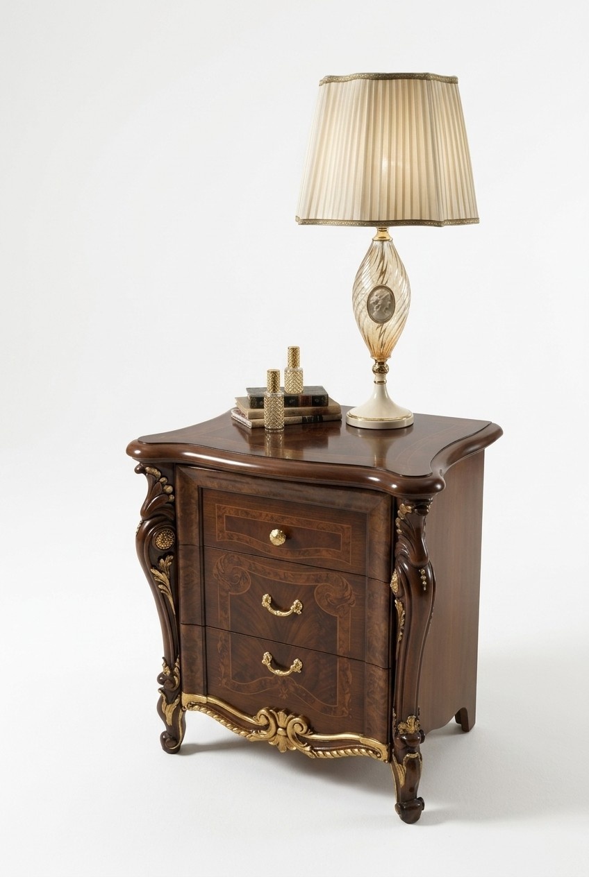 Klassische Konsole Nacht Tisch Beistell Schlaf Tische Konsolen Neu Zimmer Holz