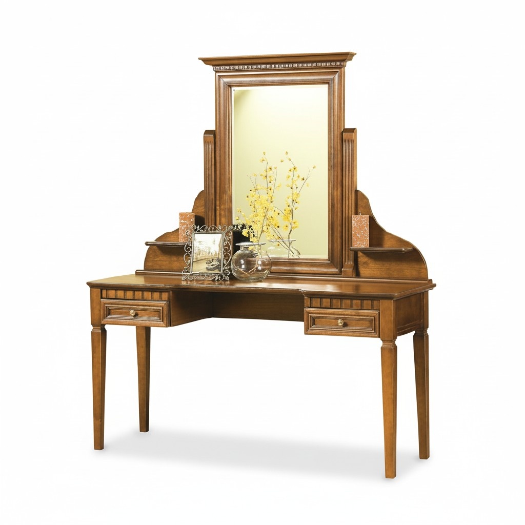 Klassische Konsole Schminkspiegel Sekretär Tisch Nacht Schminktisch spiegel