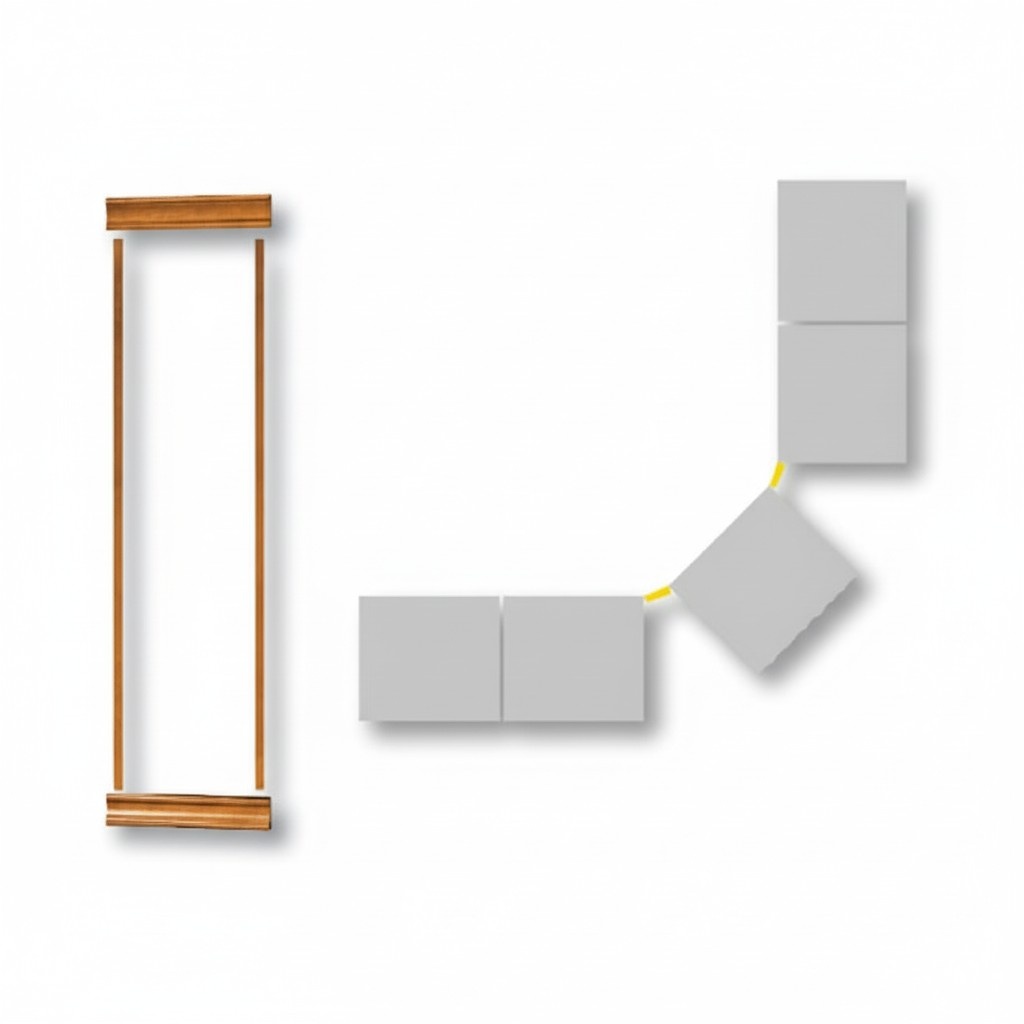 Klassische Kronenabschluss Satz für Bücherschrank Schrank System SE-LN-S507
