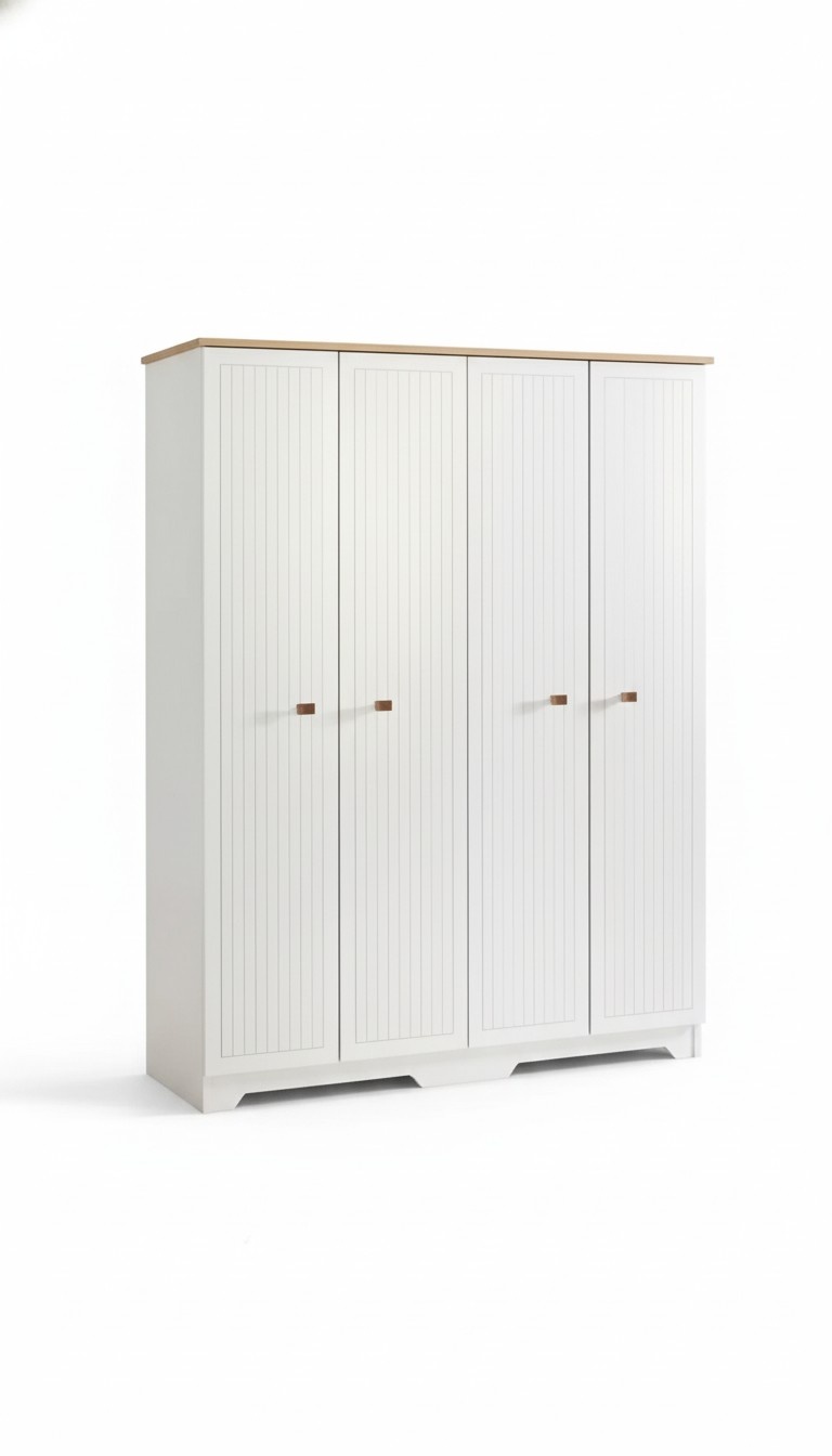 Klassische Möbel Regal Schränke Schrank Schlafzimmer Holz 160cm Luxus