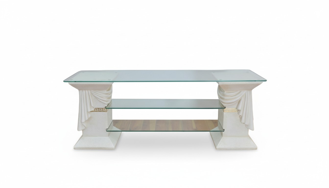 Klassische RTV Sideboard Fernseh Tisch Tische Tv Board Medusa Regal Vitrine 1880