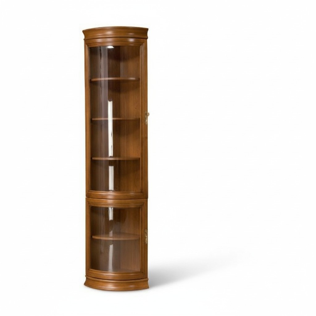 Klassische Schrank Bücherschrank Bücherregal Vitrine Vitrinenschrank Glasschrank