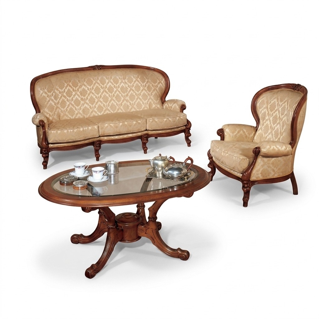 Sofagarnitur Couch Sofa Sessel Couchtisch Italienischen Möbel
