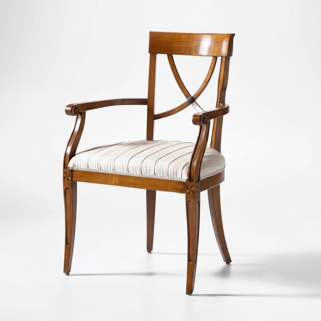 Klassische Stühle Stuhl Lehnstuhl Holzstuhl Esszimmerstuhl Luxus Holz Möbel Neu