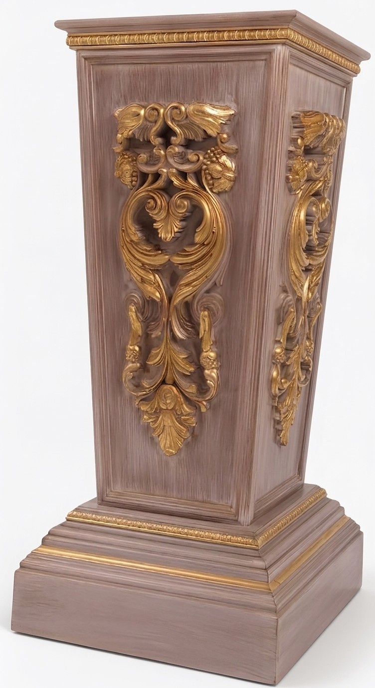Klassische Vase schick aussehende Farbe Braun passt die Terrasse des Wohnzimmers