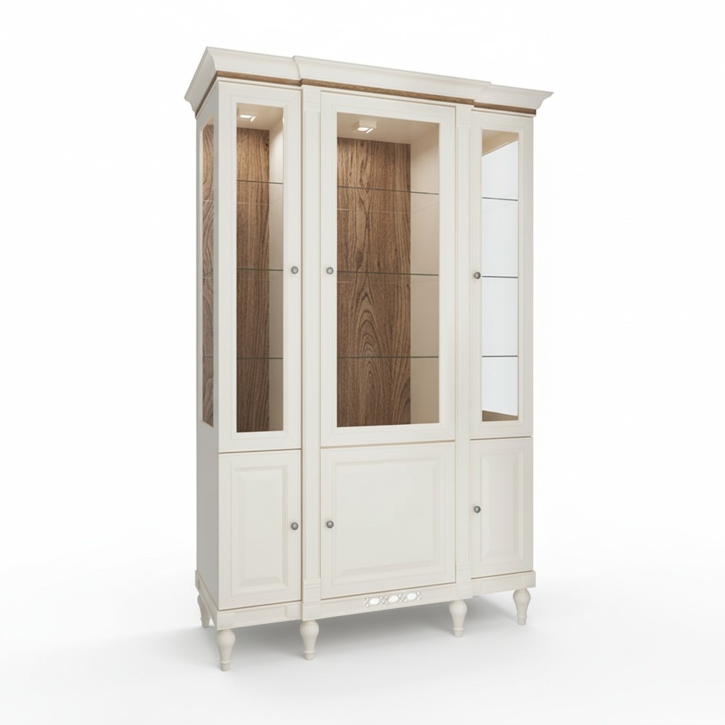 Klassische Vitrine Kommoden Vitrinen Vitrinenschrank Schrank Glasschrank Bücher