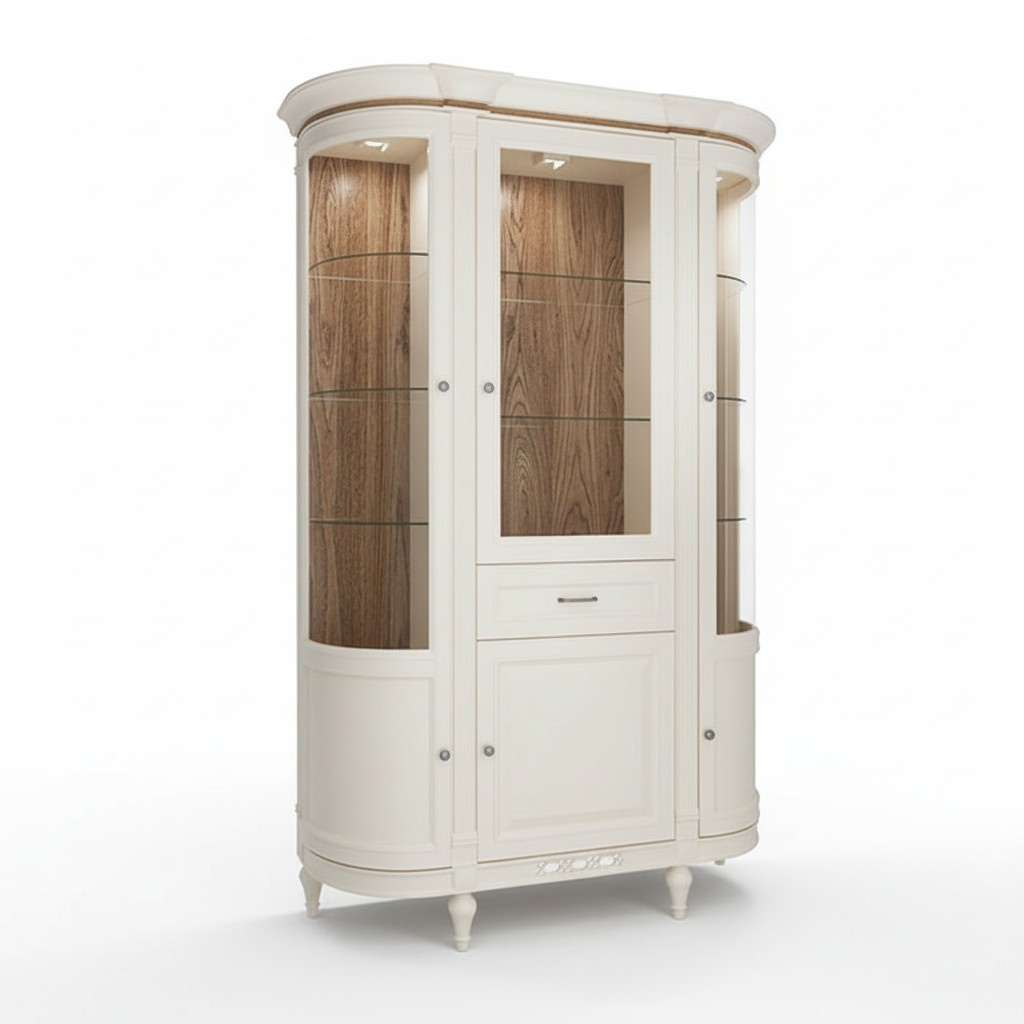 Klassische Vitrine Kommoden Vitrinen Vitrinenschrank Schrank Glasschrank Bücher