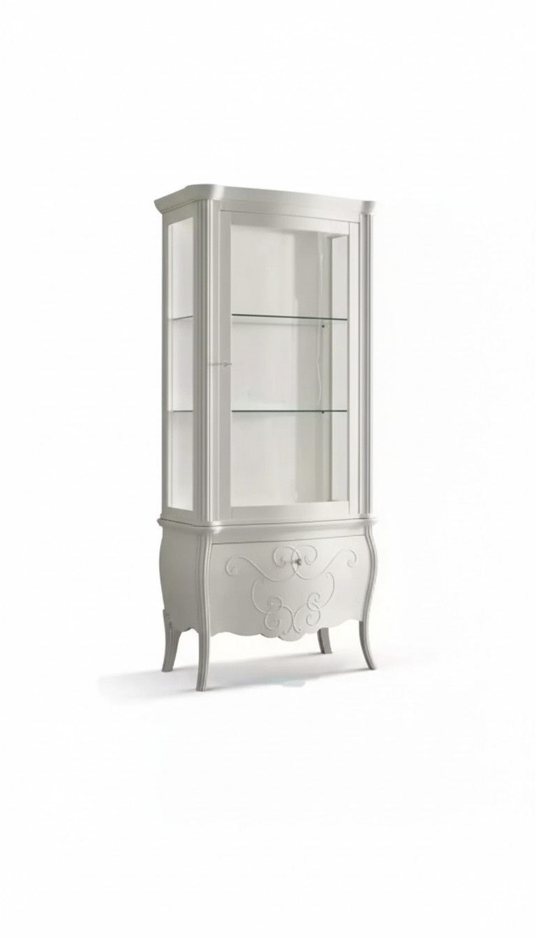 Klassische Vitrine Kommoden Vitrinen Vitrinenschrank Schrank Glasschrank
