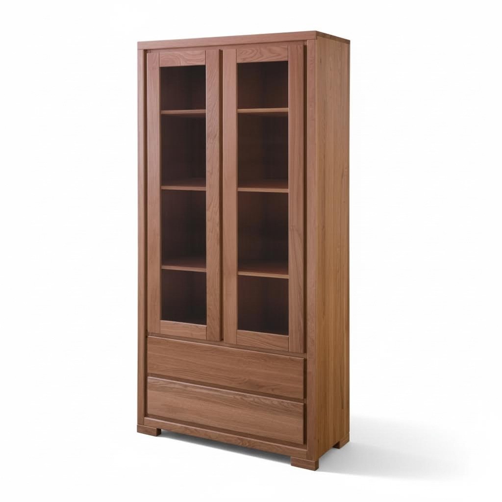 Klassische Vitrine Schrank Vitrinenschrank Vitrinen Anrichten Glas Schränke Neu