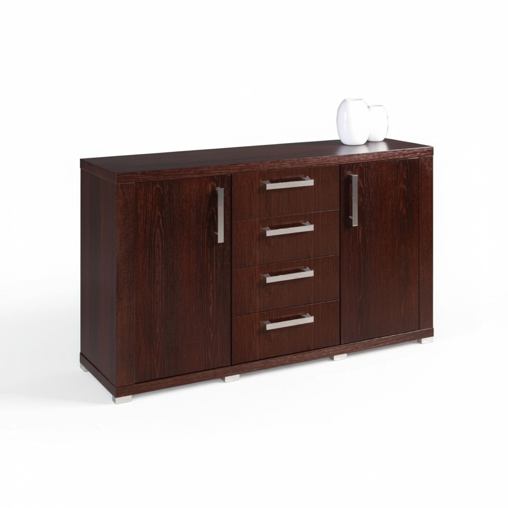 Klassische XXL Kommode Kommoden Kommodenschrank Holzschrank