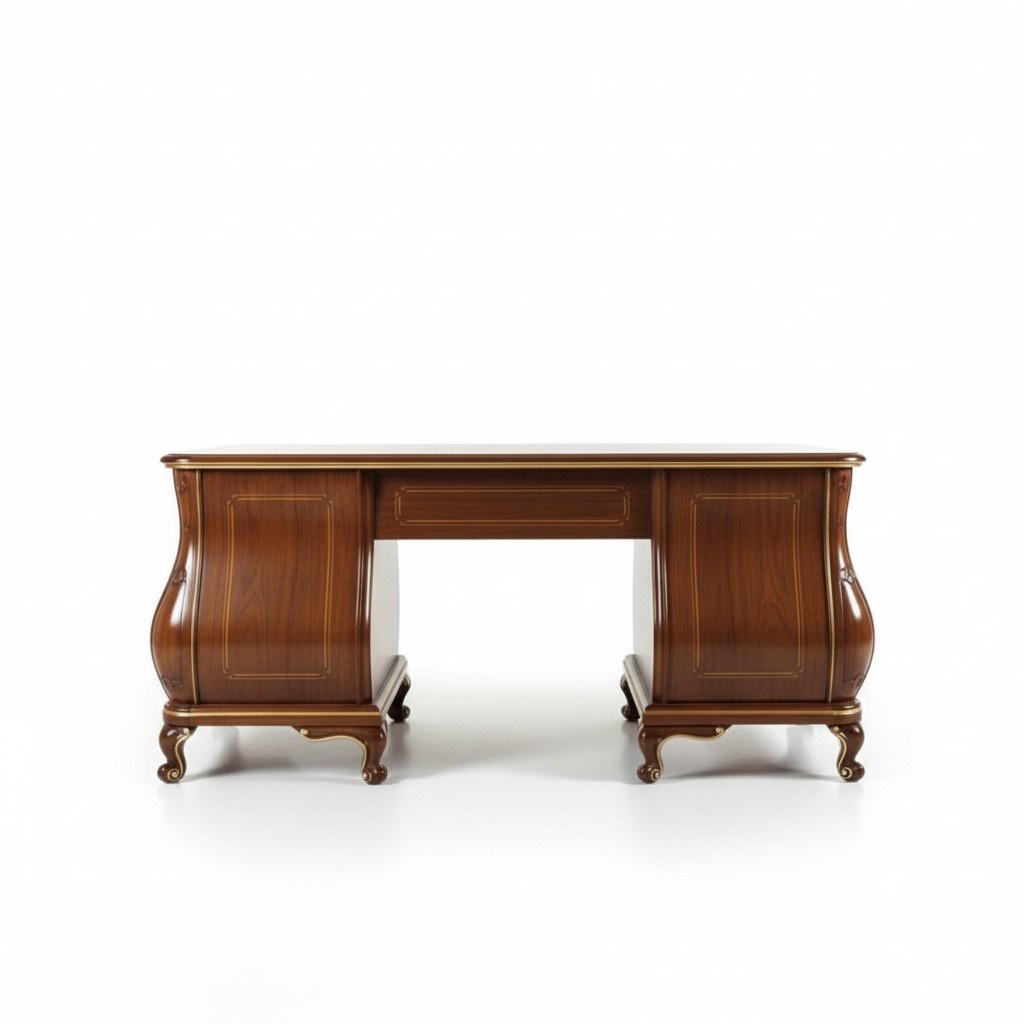 Klassischer Chef Schreibtisch Büro Tische Italienische Möbel