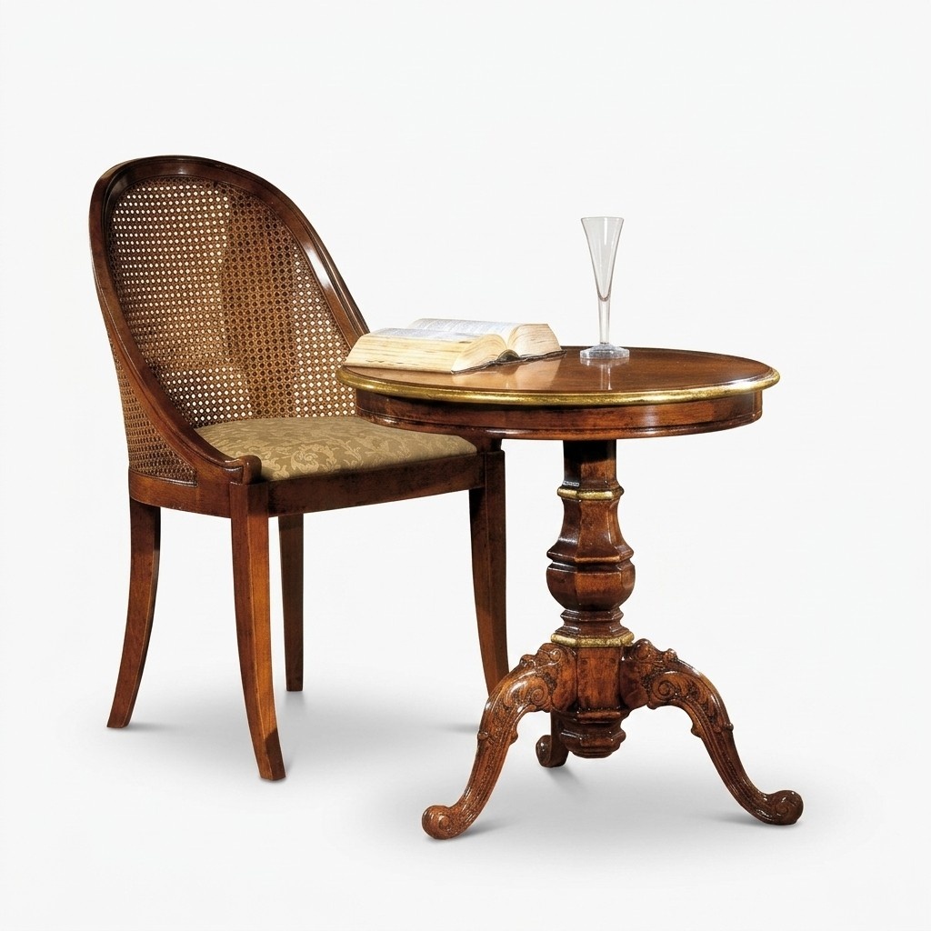Klassischer Couchtisch Beistelltisch Sofa Wohnzimmer Tisch Holz Edler Design