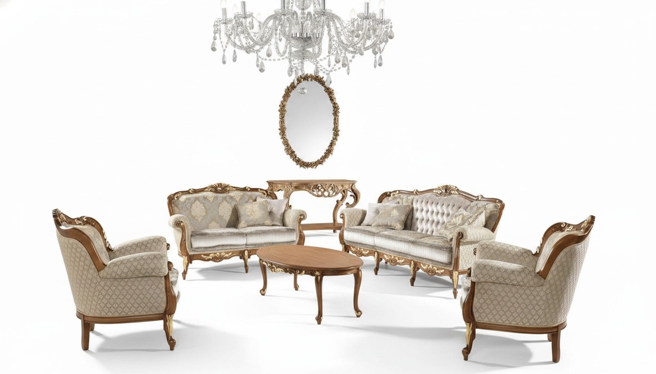 Klassischer Couchtisch Italienische Stol Möbel Wohnzimmer Couch Sofa Tisch Neu