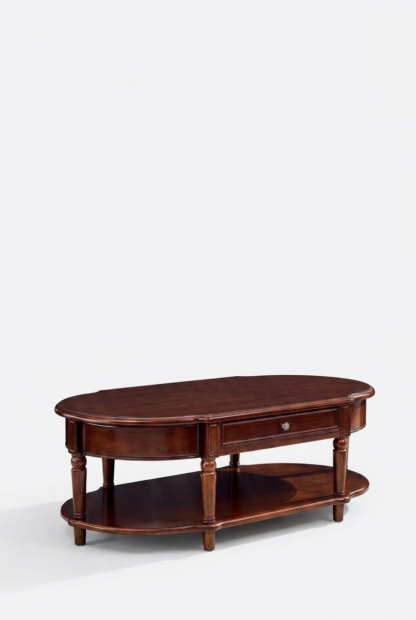 Klassischer Couchtisch Tisch Wohnzimmer Tische Holz Couchtische Möbel