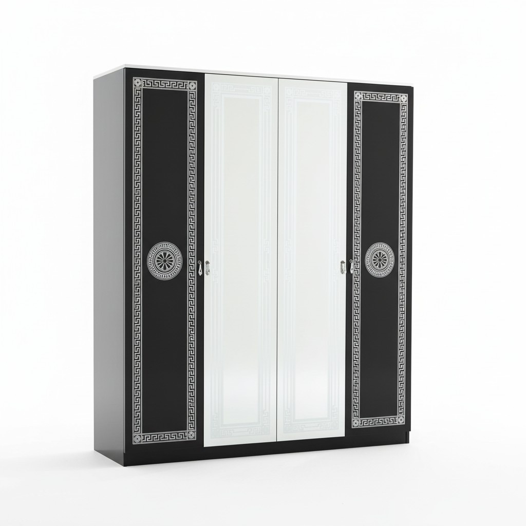 Klassischer Kleiderschrank Begehbarer Schrank Garderobe Schränke Holz