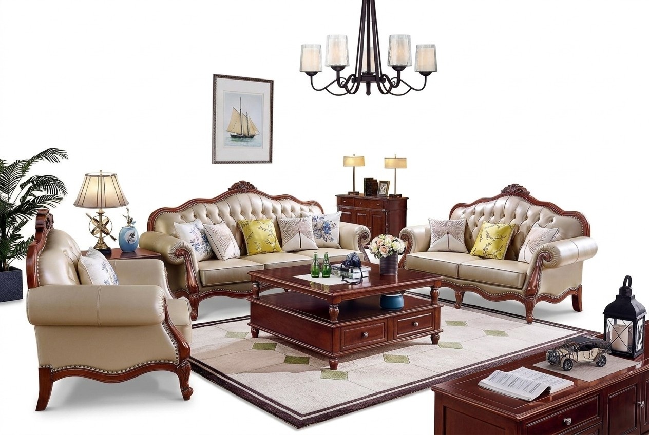 Klassischer Tische Holz Couchtische Tisch Wohnzimmer Couchtisch Möbel
