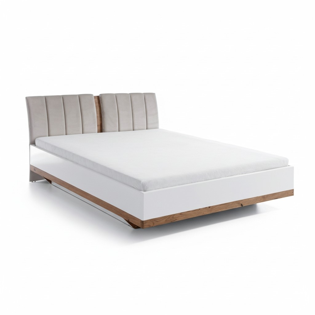Klassisches Bett Betten Ehebett Doppelbett Holzbett Landhaus - Model CM-B3
