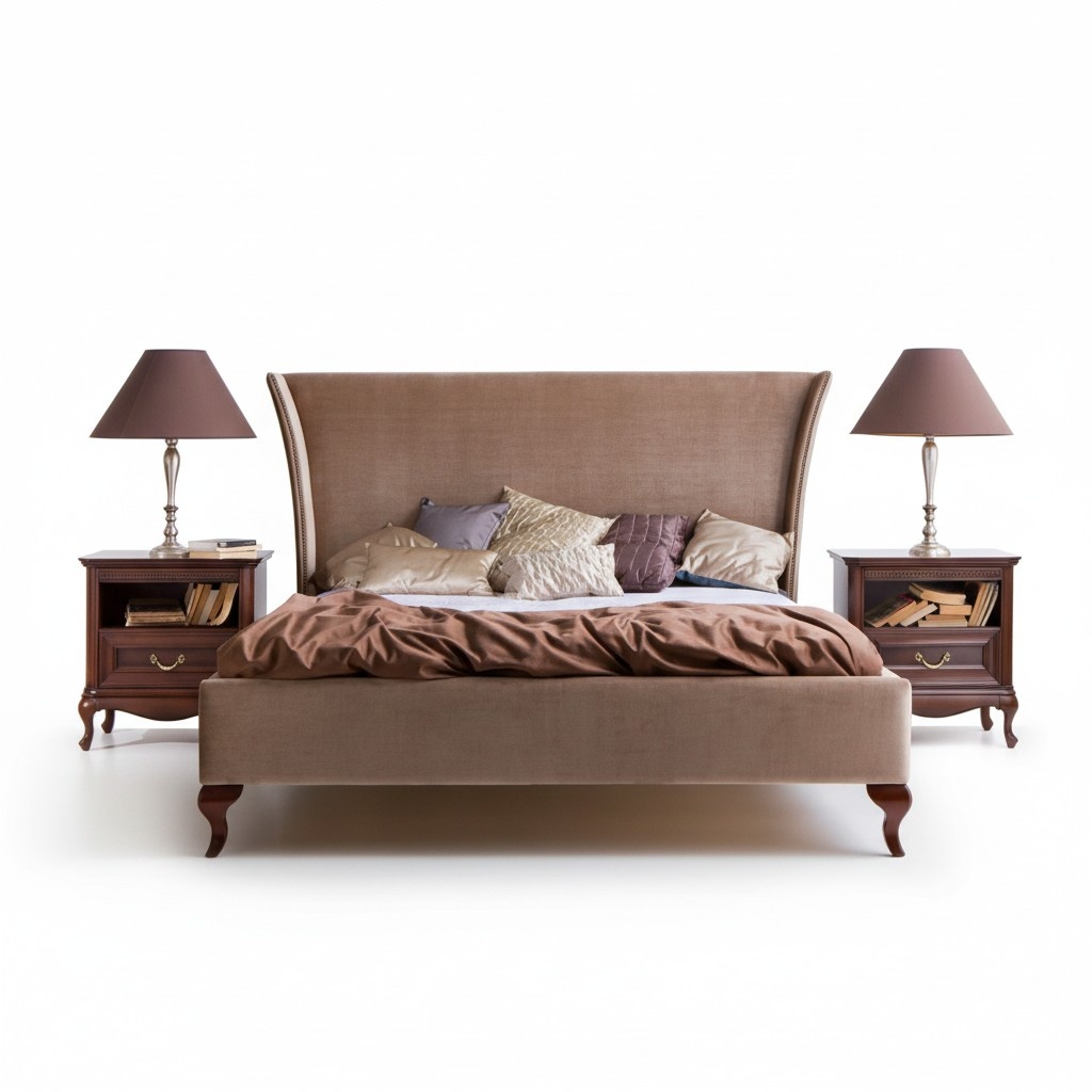 Klassisches Bett Betten Ehebett Doppelbett Holzbett Landhaus - Model CL-1