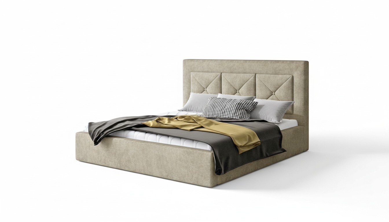 Klassisches Bett Modern Stil Doppel Holz Hotel Betten 220x220 Schlafzimmer Neu