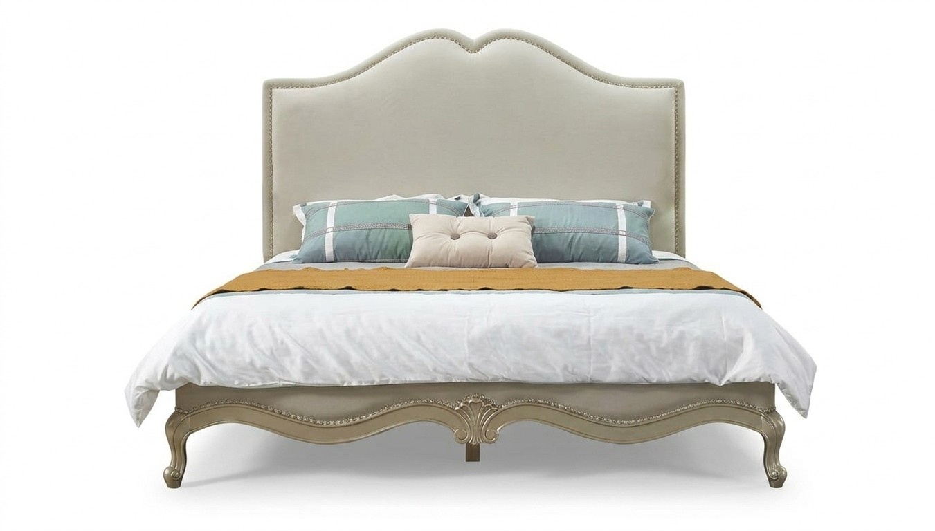 Klassisches Schlafzimmer Set Bett + 2x Nachttisch Barock Rokoko Betten