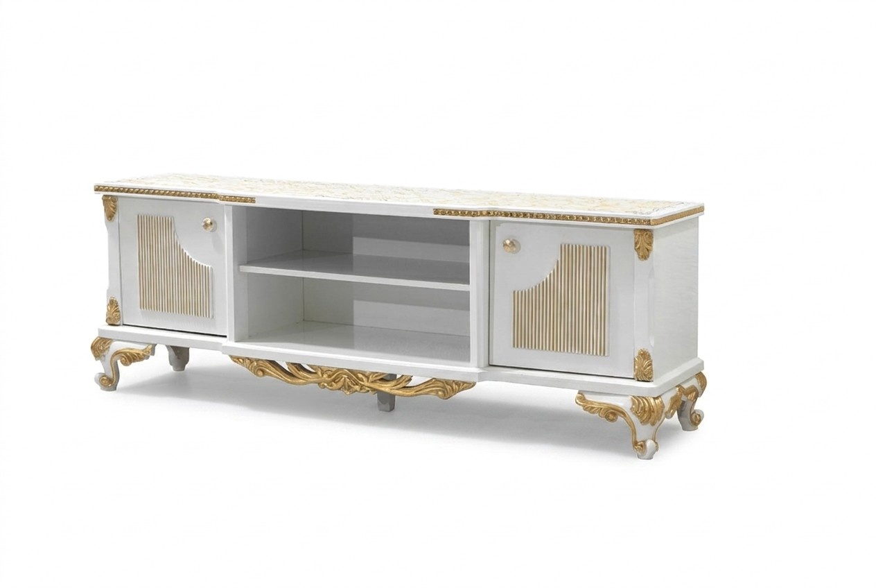 Klassisches Sideboard tv Ständer Kommode Holz Lowboard Kommoden Barock