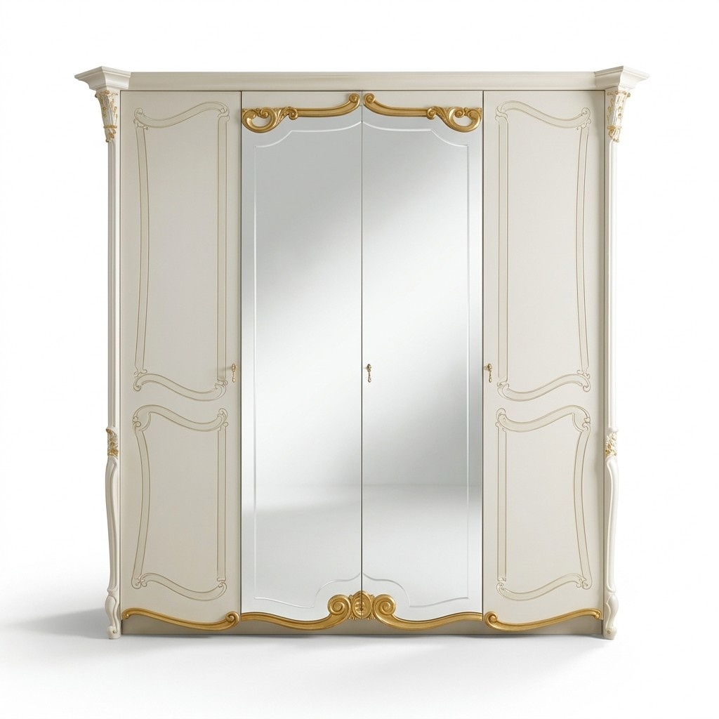 Kleider Schrank Design Kleiderschränke Spiegel Möbel Wohnen Möbel Holz Neu