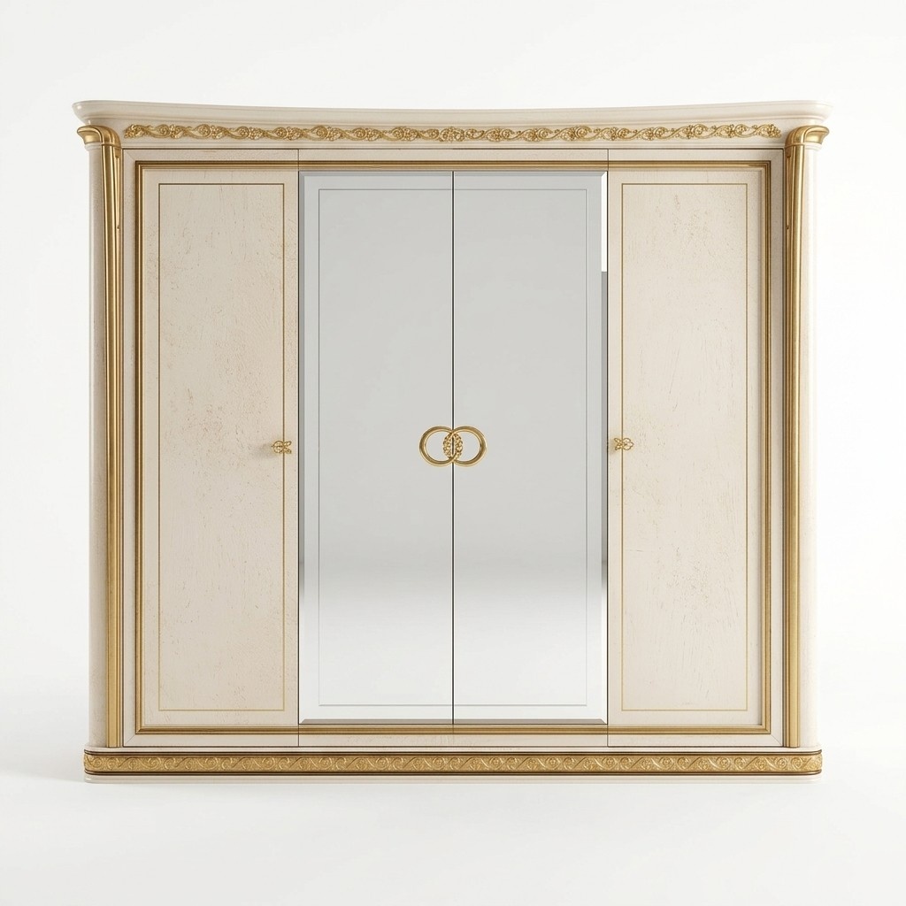 Kleider Schrank Kleiderschränke Spiegel Möbel Wohnen Möbel Holz Arredoclassic