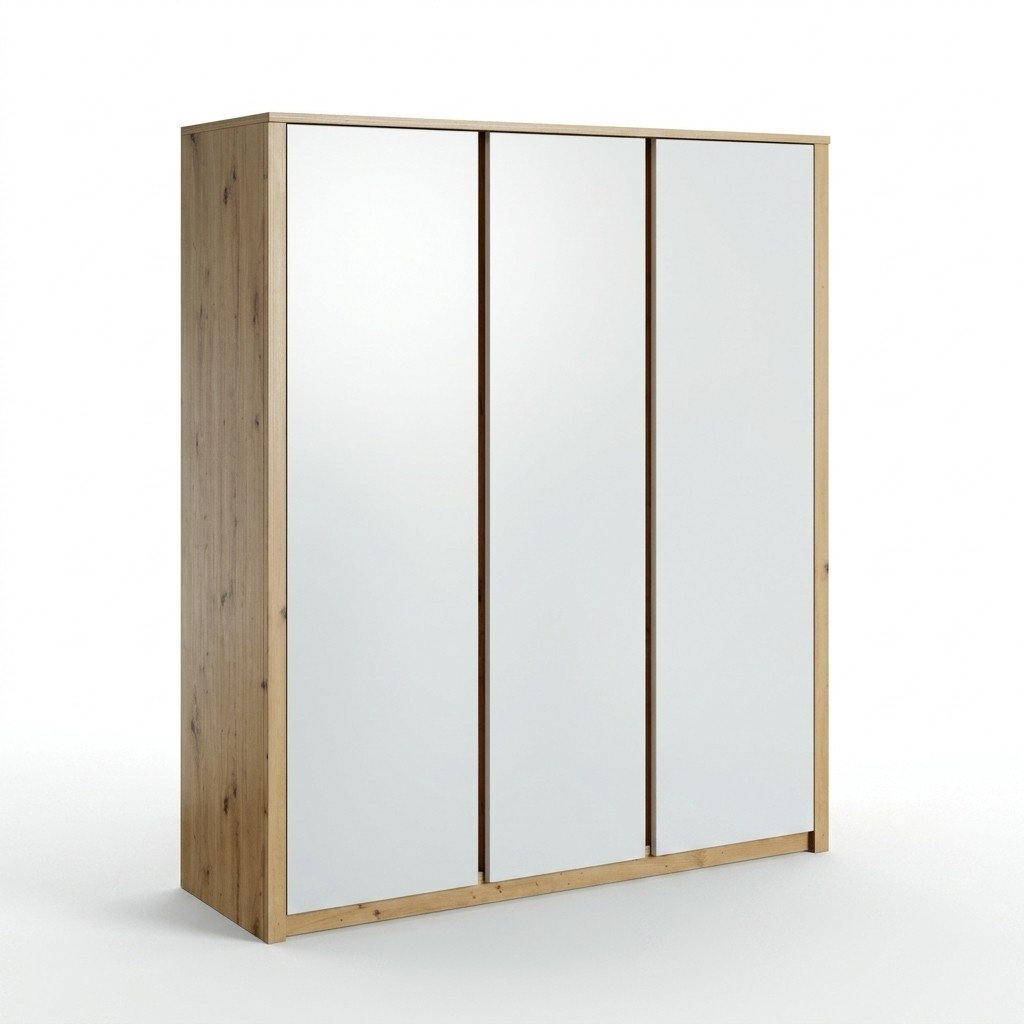 Kleiderschränke Spiegel Holz Kleiderschrank Möbel Schränke Kleider Schrank Neu