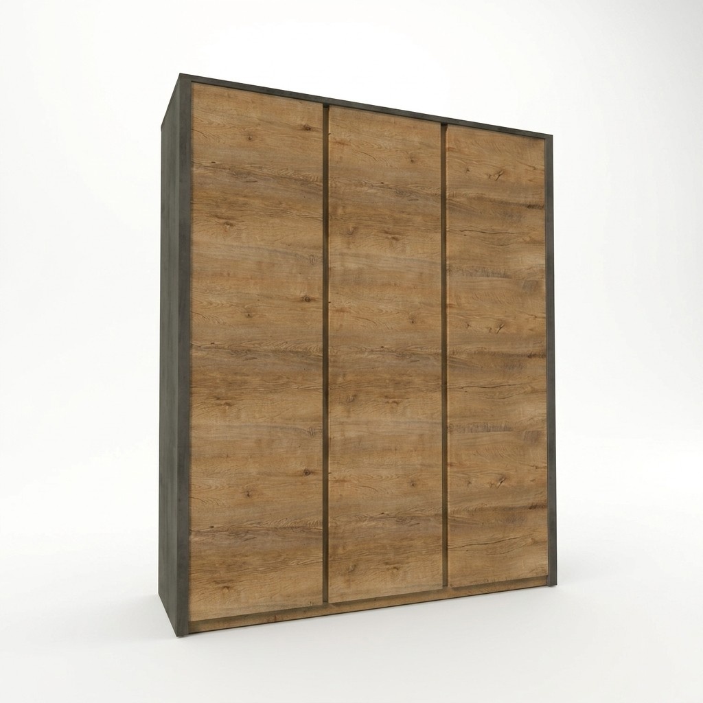 Kleiderschrank Garderobe Schlafzimmerschrank Kleiderstange Holzwerkstoff