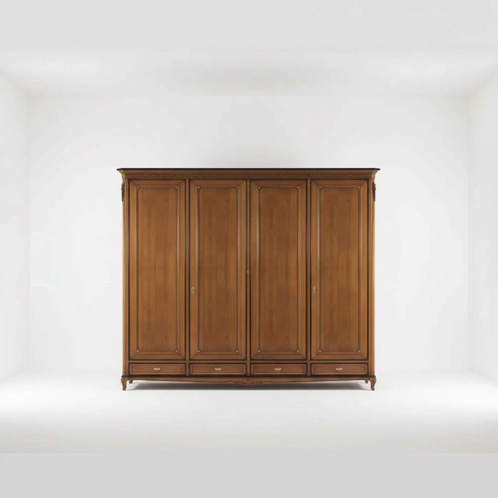 Kleiderschrank Holz Schrank Schränke Garderobe Möbel Design Schlafzimmer