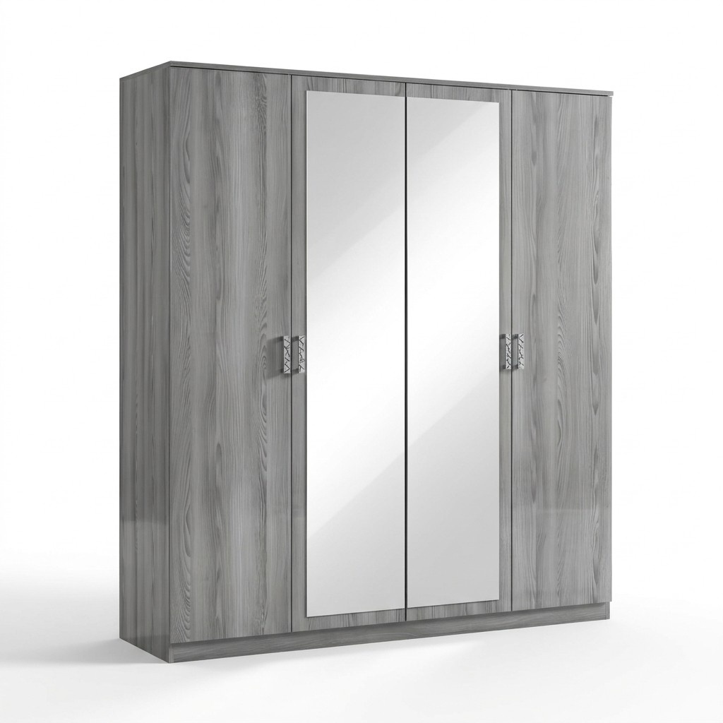 Kleiderschrank Holz Schrank Schränke Holz Garderobe Möbel Design