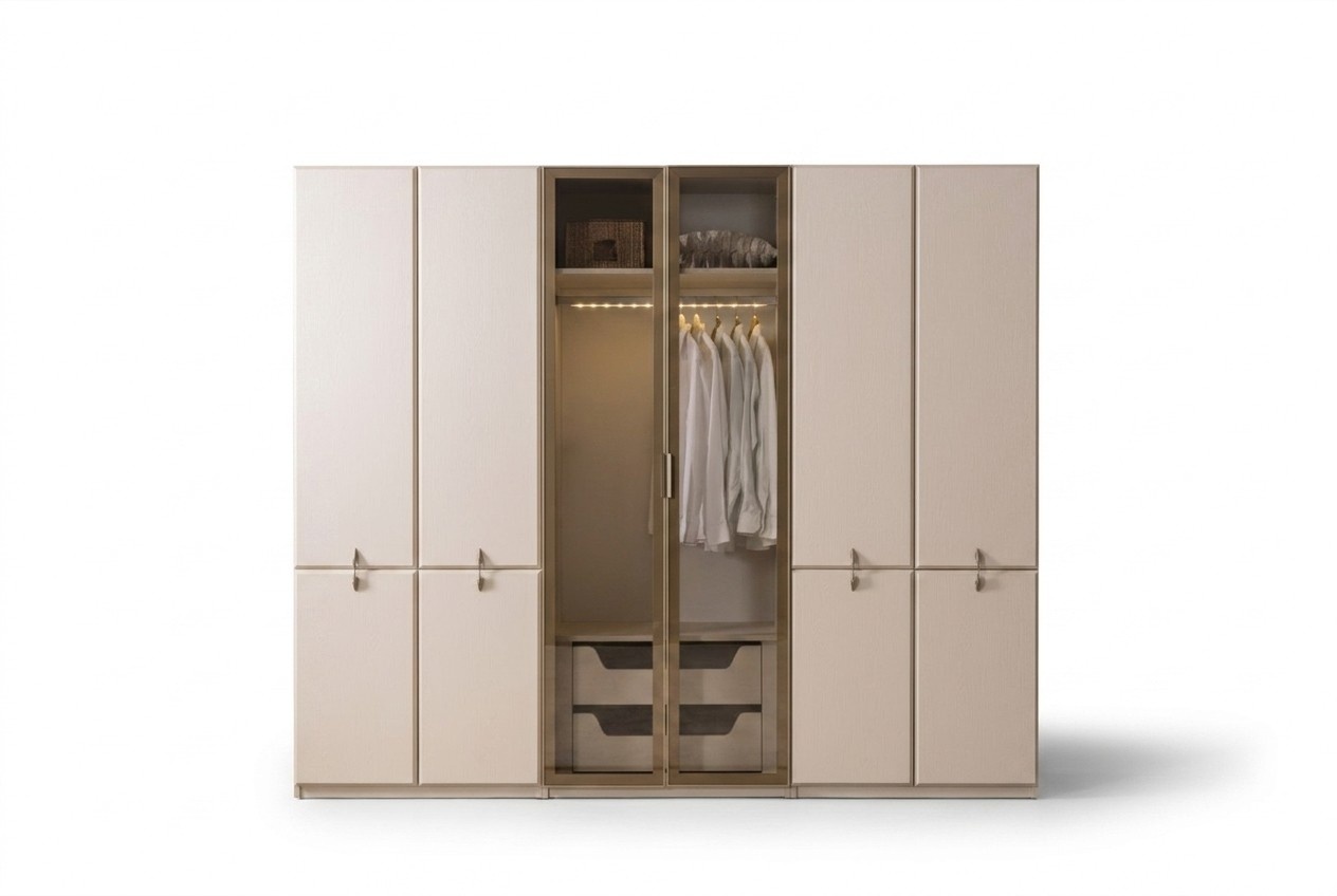 Kleiderschrank in modernem Design für das Schlafzimmer